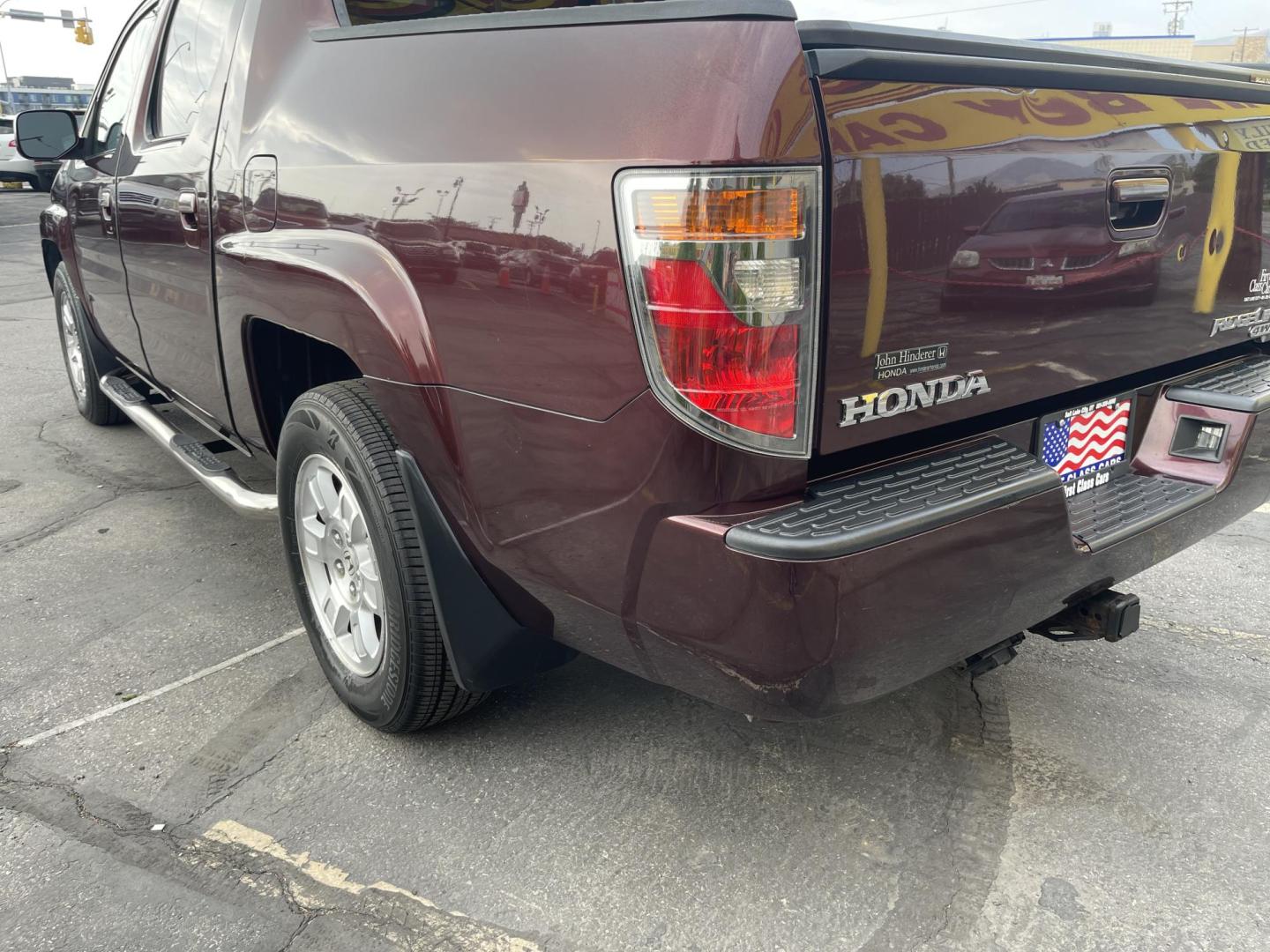 2008 Boston Red Pearl /Brown Honda Ridgeline RTL (2HJYK16508H) with an 3.5L V6 SOHC 24V engine, 5-Speed Automatic Overdrive transmission, located at 801 South State Street, Salt Lake City, UT, 84111, (801) 328-0098, 40.751953, -111.888206 - Super clean! Clean title! Clean Carfax history report no reported accidents on Carfax only 2 reported owners, lots of service records on Carfax vehicle has been well maintained and taken care of they did regular service oil changes etc. We have the Carfax free to look at when you come into our deale - Photo#9