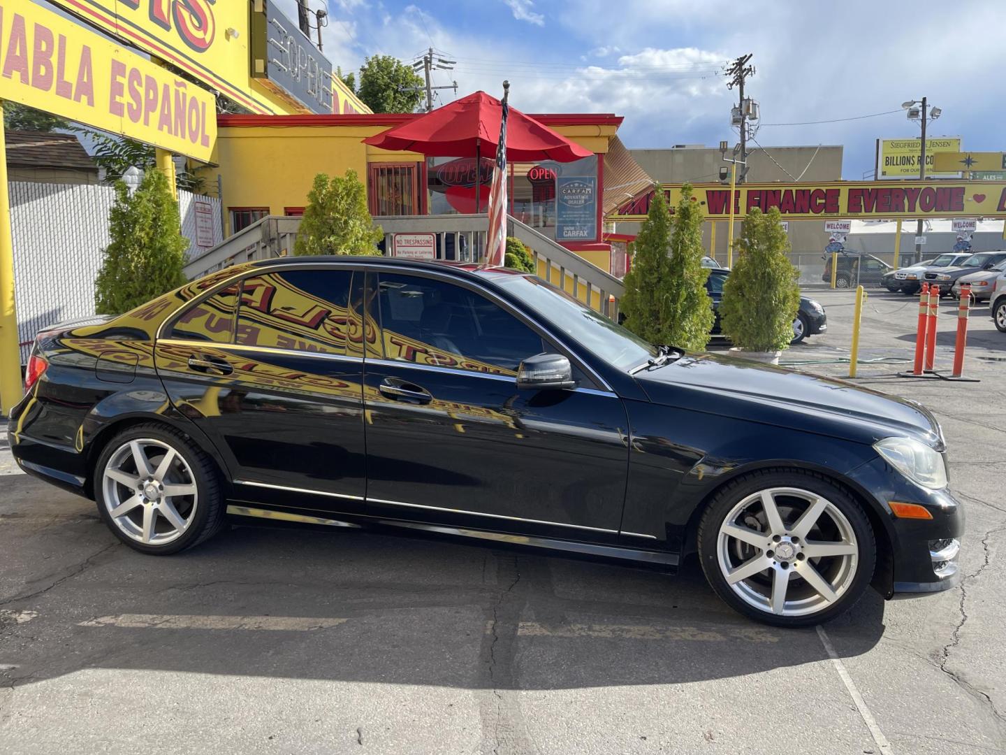 2013 Billet Metallic /Black Mercedes-Benz C-Class C250 Sport Sedan (WDDGF4HBXDR) with an 3.0L V6 DOHC 16V engine, 7-Speed Automatic transmission, located at 801 South State Street, Salt Lake City, UT, 84111, (801) 328-0098, 40.751953, -111.888206 - Clean title! Clean Carfax history report! No reported accdidents on Carfax!!! From Arizona dry climate area has not been in the Utah snowy roads yet! Very nice clean car! A must see for anyone looking for a clean affordable luxury vehicle! Low miles for the year hard to find this clean with low mil - Photo#5