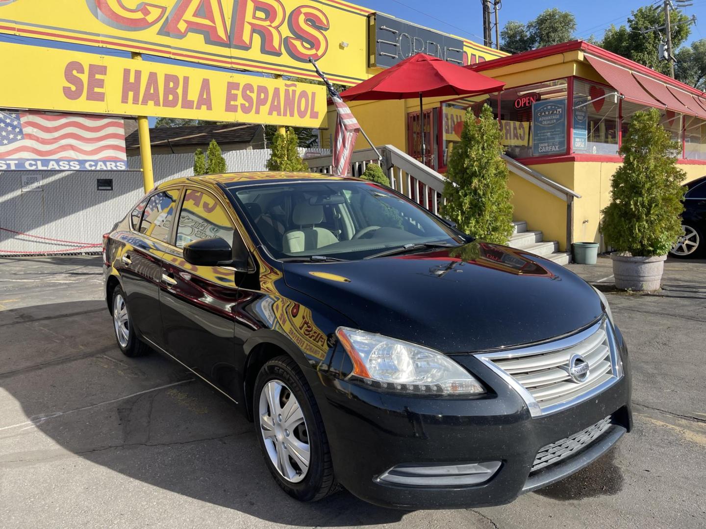 2013 Black /Black Nissan Sentra SV (3N1AB7AP2DL) with an 2.0L L4 DOHC 16V engine, Automatic transmission, located at 801 South State Street, Salt Lake City, UT, 84111, (801) 328-0098, 40.751953, -111.888206 - Clean Carfax history report only 2 owners no reported accidents! Super clean with low miles for the year! Hard to find with low miles like this also from a dry climate area has not been in the Utah snow yet! Carfax shows 17 service records that have been reported on it that includes oil changes and - Photo#3