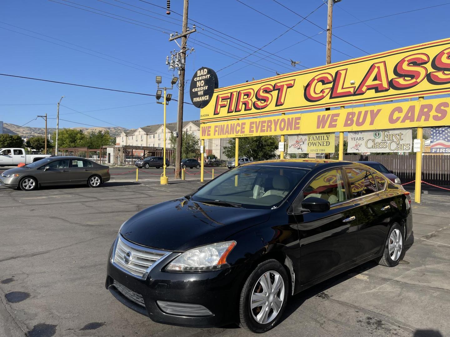 2013 Black /Black Nissan Sentra SV (3N1AB7AP2DL) with an 2.0L L4 DOHC 16V engine, Automatic transmission, located at 801 South State Street, Salt Lake City, UT, 84111, (801) 328-0098, 40.751953, -111.888206 - Clean Carfax history report only 2 owners no reported accidents! Super clean with low miles for the year! Hard to find with low miles like this also from a dry climate area has not been in the Utah snow yet! Carfax shows 17 service records that have been reported on it that includes oil changes and - Photo#1