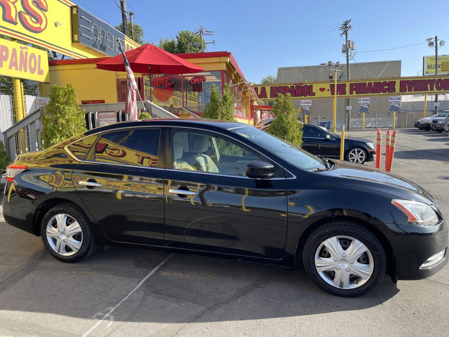 2013 Black /Black Nissan Sentra SV (3N1AB7AP2DL) with an 2.0L L4 DOHC 16V engine, Automatic transmission, located at 801 South State Street, Salt Lake City, UT, 84111, (801) 328-0098, 40.751953, -111.888206 - Clean Carfax history report only 2 owners no reported accidents! Super clean with low miles for the year! Hard to find with low miles like this also from a dry climate area has not been in the Utah snow yet! Carfax shows 17 service records that have been reported on it that includes oil changes and - Photo#4