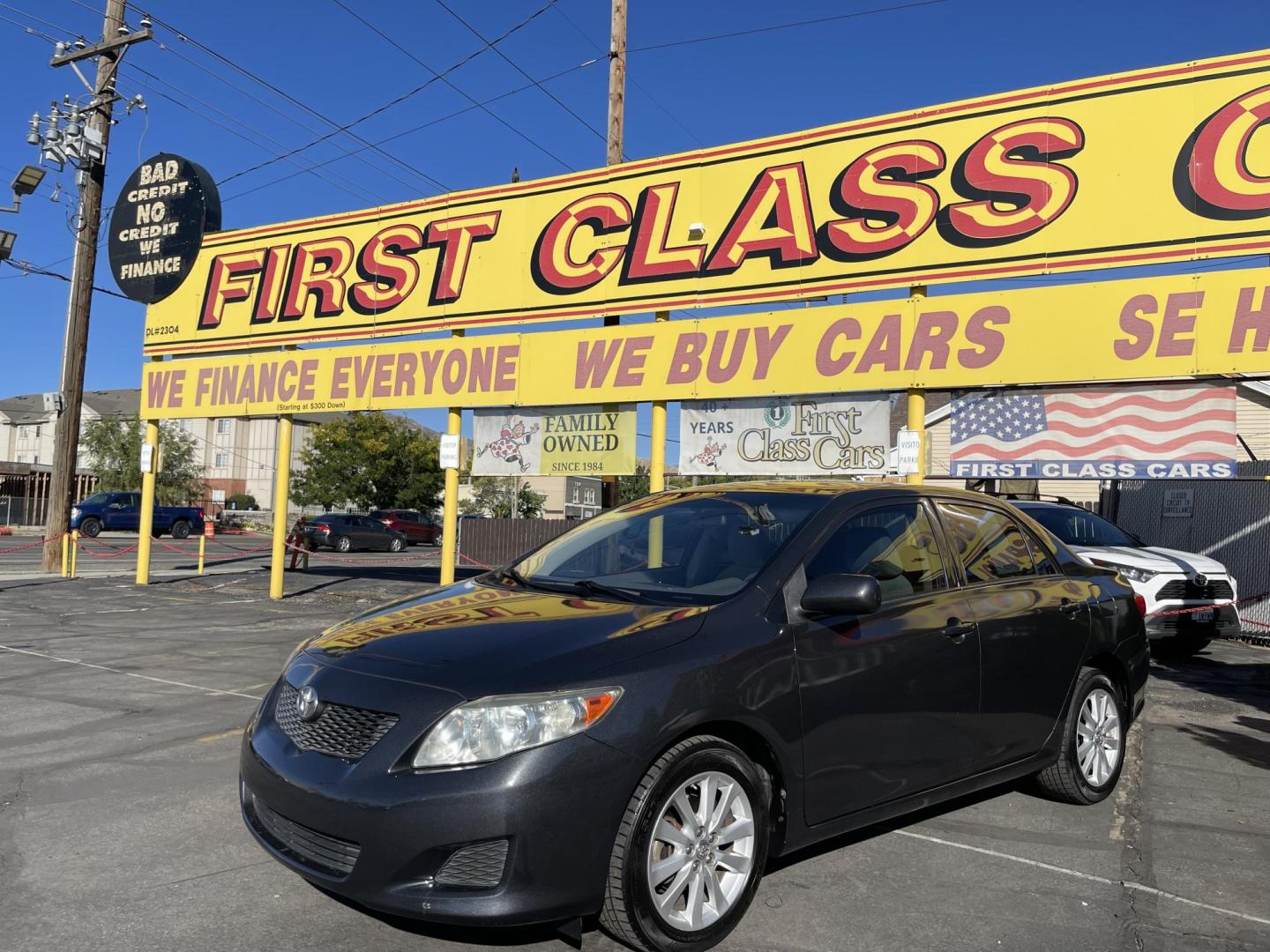 2009 Graphite Pearl /Gray Toyota Corolla LE (JTDBL40E89J) with an 1.8L L4 DOHC 16V engine, 5-Speed Automatic Overdrive transmission, located at 801 South State Street, Salt Lake City, UT, 84111, (801) 328-0098, 40.751953, -111.888206 - Clean title! Clean Carfax history report no reported accidents on Carfax! Only 3 previous owners reported. From a dry climate area! Great gas mileage! Boasts 35 Highway MPG and 27 City MPG! This Toyota COROLLA delivers a Gas I4 1.8L/110 engine powering this Automatic transmission. Features: Cloth - Photo#0