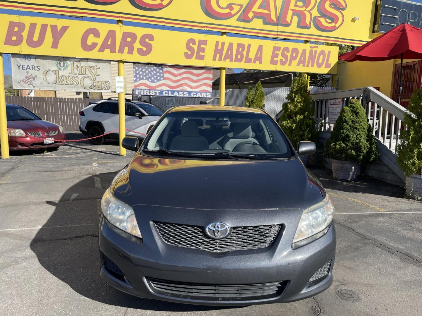 2009 Graphite Pearl /Gray Toyota Corolla LE (JTDBL40E89J) with an 1.8L L4 DOHC 16V engine, 5-Speed Automatic Overdrive transmission, located at 801 South State Street, Salt Lake City, UT, 84111, (801) 328-0098, 40.751953, -111.888206 - Clean title! Clean Carfax history report no reported accidents on Carfax! Only 3 previous owners reported. From a dry climate area! Great gas mileage! Boasts 35 Highway MPG and 27 City MPG! This Toyota COROLLA delivers a Gas I4 1.8L/110 engine powering this Automatic transmission. Features: Cloth - Photo#1