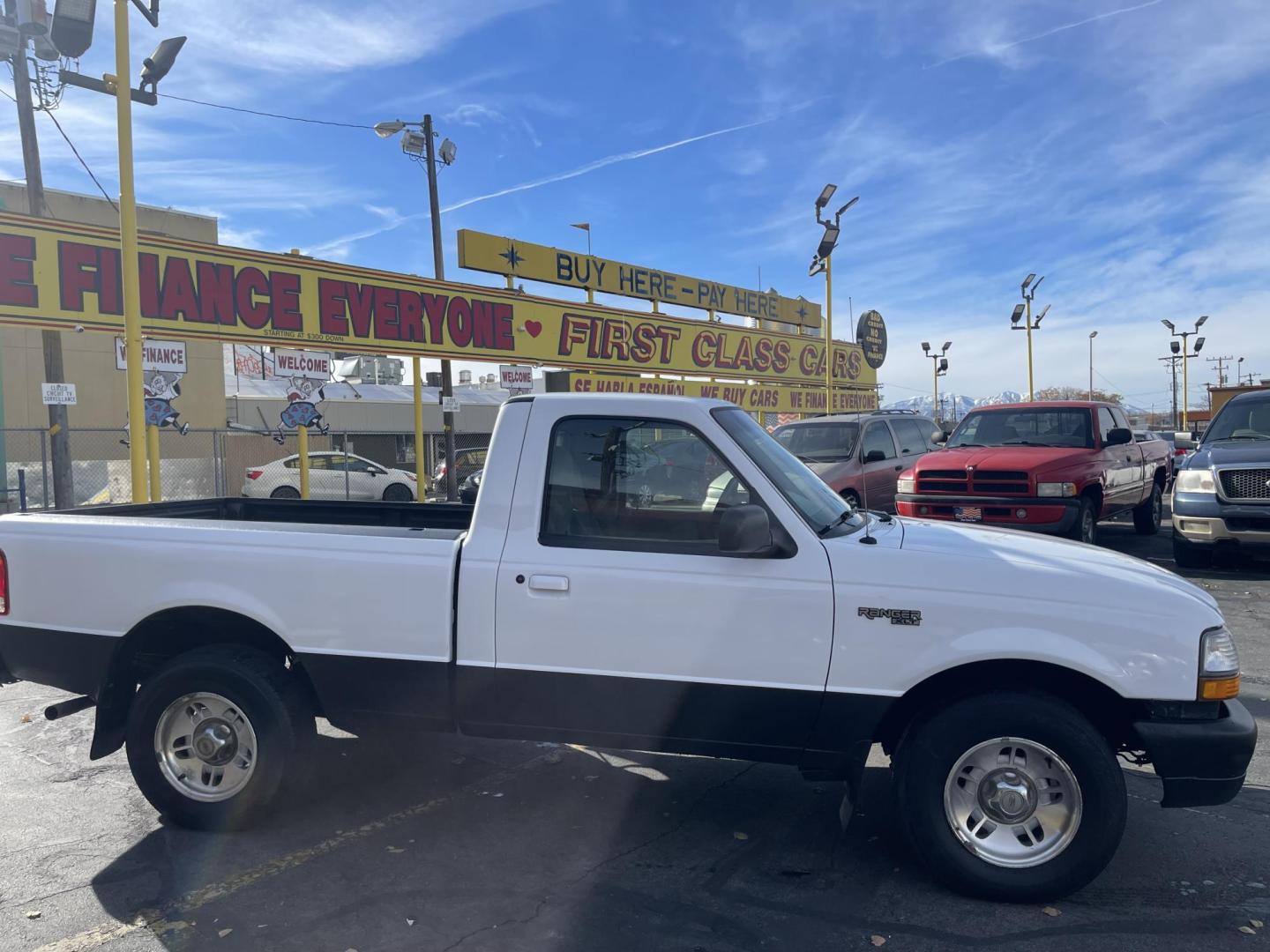 1999 Artic White /Gray Ford Ranger XL Reg. Cab Long Bed (1FTYR10V4XP) with an 3.0L V6 OHV 12V FFV engine, Automatic transmission, located at 801 South State Street, Salt Lake City, UT, 84111, (801) 328-0098, 40.751953, -111.888206 - Hard to find small fuel efficient truck! In great running condition for the year, make and miles! New bed liner has been sprayed in the bed! Clean truck in good running condition! Perfect for anyone looking to run a small business and need a truck for multiple needs. Features: 4 cylinder 3.0 liter - Photo#5