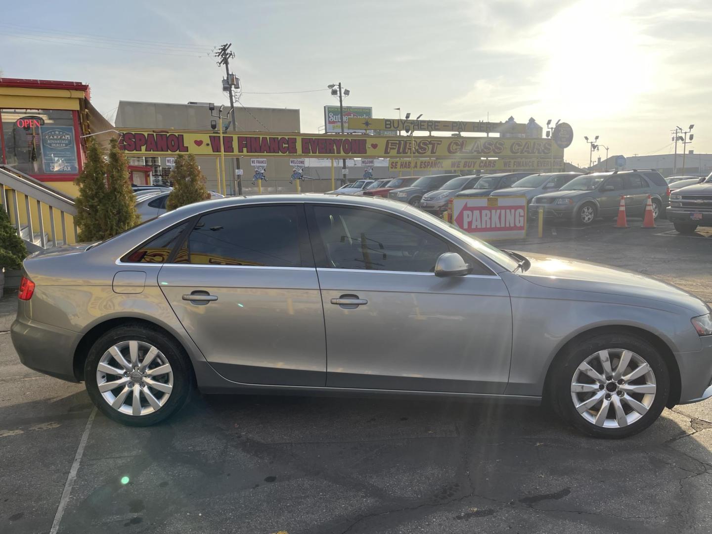 2010 Sterling Gray Metallic /Black Audi A4 2.0 T Sedan FrontTrak Multitronic (WAUEFAFL7AN) with an 2.0L L4 DOHC 16V TURBO engine, Continuously Variable Transmisson transmission, located at 801 South State Street, Salt Lake City, UT, 84111, (801) 328-0098, 40.751953, -111.888206 - Very nice clean Audi A4 2.0T Premium Plus! Clean title! Hard to fin car in great shape! Carfax shows regular service and maintenance has been done.Tires look like they are in good condition. Features: Alloy Wheels, Rear View Camera, Bluetooth Technology, Satellite Radio Ready, Front Seat Heaters, - Photo#5