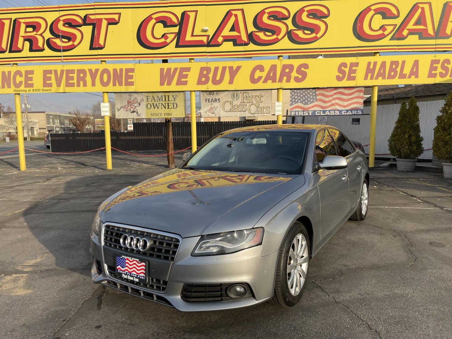 2010 Sterling Gray Metallic /Black Audi A4 2.0 T Sedan FrontTrak Multitronic (WAUEFAFL7AN) with an 2.0L L4 DOHC 16V TURBO engine, Continuously Variable Transmisson transmission, located at 801 South State Street, Salt Lake City, UT, 84111, (801) 328-0098, 40.751953, -111.888206 - Very nice clean Audi A4 2.0T Premium Plus! Clean title! Hard to fin car in great shape! Carfax shows regular service and maintenance has been done.Tires look like they are in good condition. Features: Alloy Wheels, Rear View Camera, Bluetooth Technology, Satellite Radio Ready, Front Seat Heaters, - Photo#2