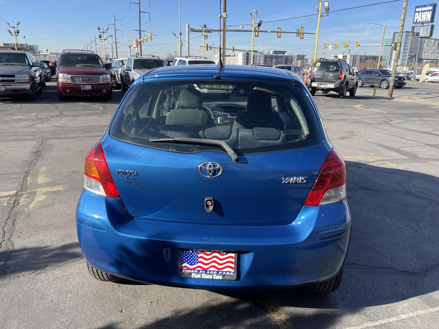 2010 Fiji Blue Pearl /Gray Toyota Yaris Liftback 5-Door AT (JTDKT4K36A5) with an 1.5L L4 DOHC 16V engine, 4-Speed Automatic transmission, located at 801 South State Street, Salt Lake City, UT, 84111, (801) 328-0098, 40.751953, -111.888206 - Clean title! Only 2 reported owners on the Carfax history report! Clean car inside and out! Must see for anyone looking for a nice affordable car with great gas mileage! The 2010 Toyota Yaris Liftback 5-Door AT gets an EPA-estimated 29 miles per gallon (mpg) in the city and 35 mpg on the highway. F - Photo#6