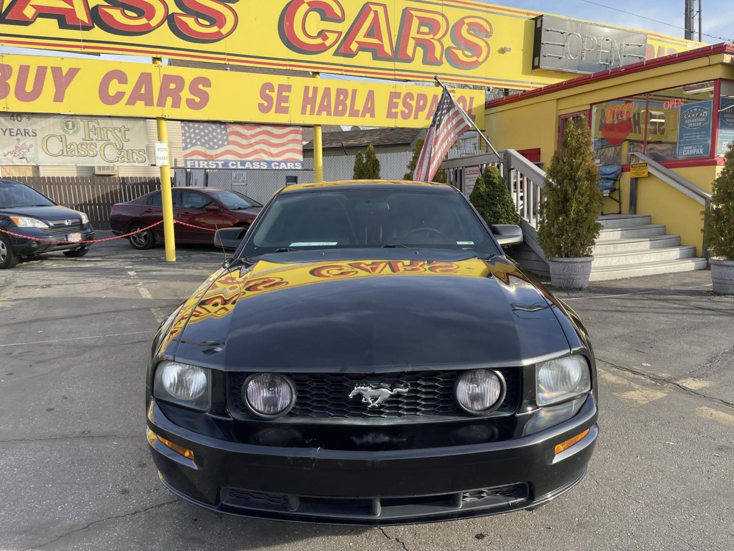 2007 Black /Black Ford Mustang GT Deluxe Coupe (1ZVFT82H975) with an 4.6L V8 SOHC 24V engine, Manual transmission, located at 801 South State Street, Salt Lake City, UT, 84111, (801) 328-0098, 40.751953, -111.888206 - Clean title! Originally from dry climate area according to the Carfax has only been in Utah since 2018! Dry climate clean car in great condition. Very nice clean car in great condition!!! Features: Alloy Wheels, Bluetooth Technology, Leather Seats, ABS Brakes, CD Audio, Power Mirrors, Rear Spoiler - Photo#2