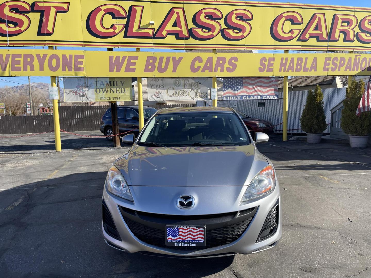 2011 Silver Sky Metallic /Black Mazda MAZDA3 i Touring 4-Door (JM1BL1VG1B1) with an 2.0L L4 DOHC 16V engine, Automatic transmission, located at 801 South State Street, Salt Lake City, UT, 84111, (801) 328-0098, 40.751953, -111.888206 - Car has New Tires! Carfax 1 owner car! Clean title no accidents in great condition for the year and miles! Hard to find, great on gas 25 city highway mpg 32 average gas mileage combined around 27 MPG! Must see for anyone looking for a clean reliable Mazda 3!!!! Features: Alloy Wheels, Bluetooth T - Photo#1