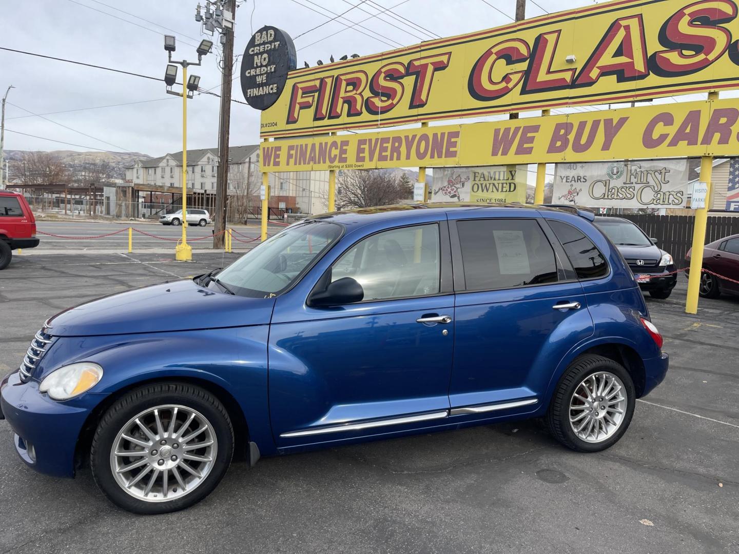 2009 Blue /Tan Chrysler PT Cruiser Limited (3A8FY68849T) with an 2.4L L4 DOHC 16V TURBO engine, Automatic transmission, located at 801 South State Street, Salt Lake City, UT, 84111, (801) 328-0098, 40.751953, -111.888206 - Super clean car with only 83,984 miles! Hard to find in this great shape with low miles! Clean title on Carfax Features: Alloy Wheels, Satellite Radio Ready, Front Seat Heaters, Sunroof(s), Leather Seats, Turbo Charged Engine, ABS Brakes, Auxiliary Audio Input, Power Mirrors, Rear Spoiler, AM/FM S - Photo#11