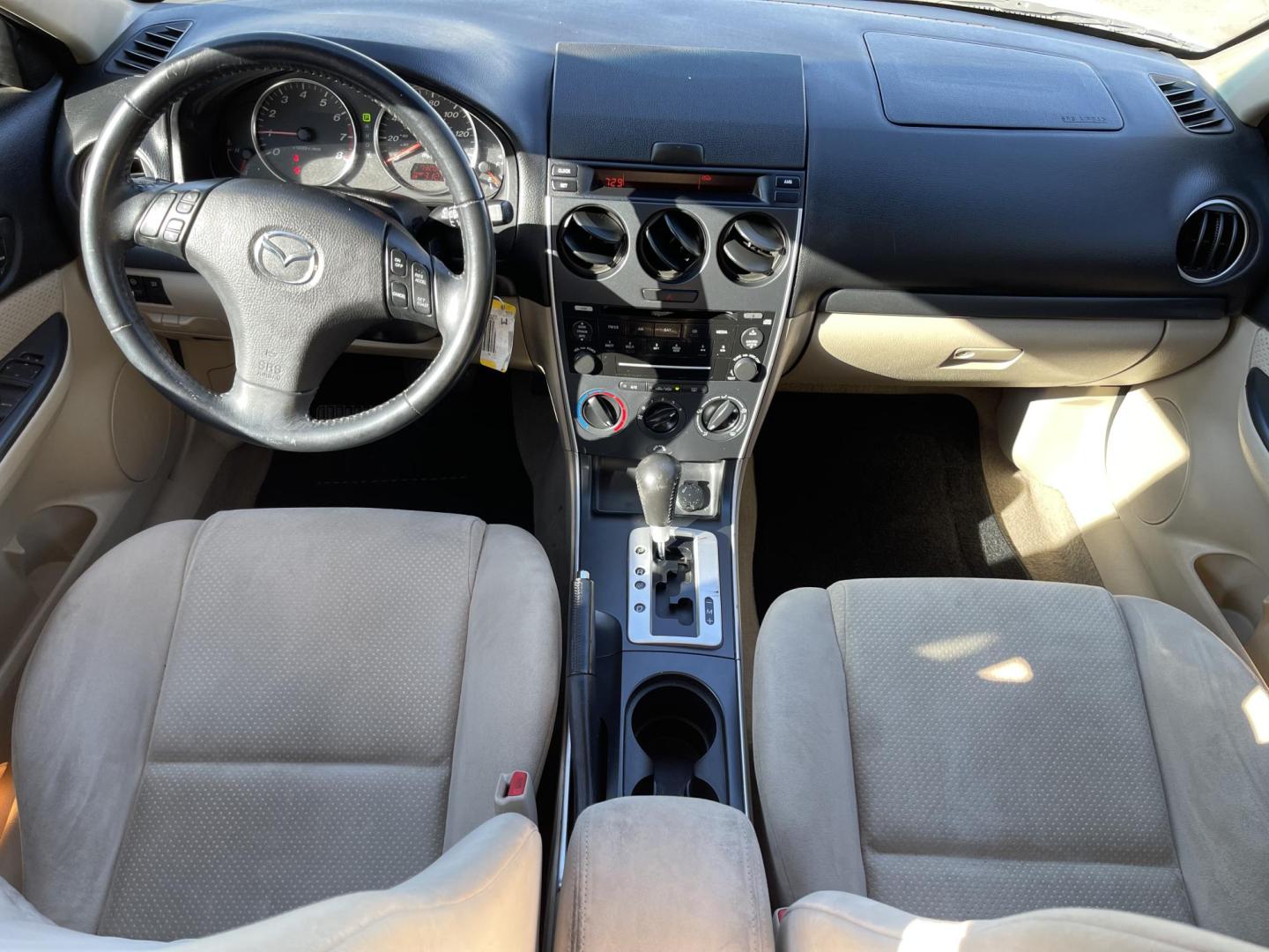 2006 Super White /Tan Mazda MAZDA6 s Sports Sedan (1YVHP80D265) with an 3.0L V6 DOHC 24V engine, Automatic transmission, located at 801 South State Street, Salt Lake City, UT, 84111, (801) 328-0098, 40.751953, -111.888206 - Clean title! Super low miles for the year! Just over 73k miles! Car is in great shape and hard to find this clean with these low miles! Car is immaculate condition hard to find! A must see for anyone looking for a nice clean affordable car that gets great gas mileage! Features: Alloy Wheels, Cloth - Photo#15