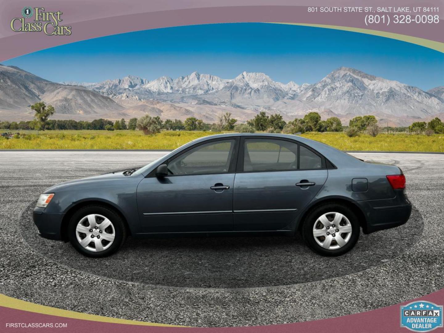 2009 Mistic Blue Metallic /Gray Cloth Hyundai Sonata GLS (5NPET46C99H) with an 2.4L I4 engine, Automatic transmission, located at 801 South State Street, Salt Lake City, UT, 84111, (801) 328-0098, 40.751953, -111.888206 - Clean Title!! Extra clean!! Immaculate condition!! Free Carfax!! Must see!! Warranty available!! Free Carfax!!! Vehicle Features: GLS Model, ABS Brakes, Air Conditioning, AM-FM Stereo, Automatic Transmission, Auxiliary Audio Input, CD Audio, Cloth Seats, Cruise Control, Overhead Airbag - Photo#1