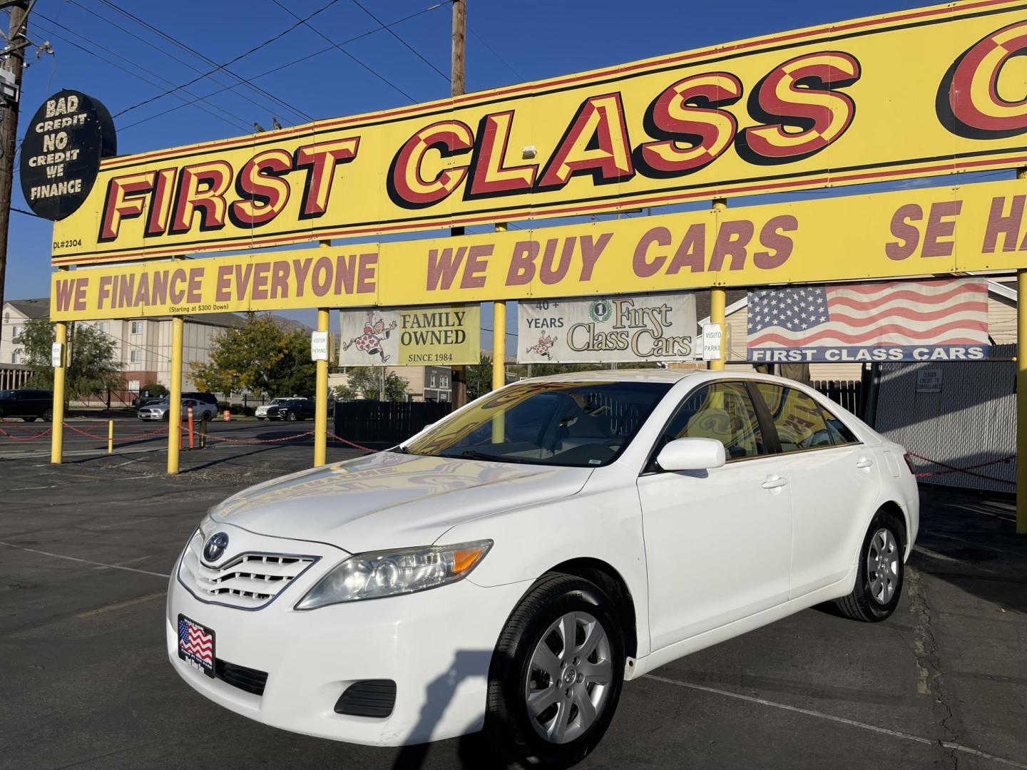 2011 Super White /Gray Cloth Toyota Camry LE (4T4BF3EK7BR) with an 2.5L I4 engine, Automatic transmission, located at 801 South State Street, Salt Lake City, UT, 84111, (801) 328-0098, 40.751953, -111.888206 - Owned by a little old lady that traded the vehicle in to us! Vehicle was originally sold to the owners mother in-law as a 1 owner vehicle it now has had 2 owners she took excellent care of the car! She didn't drive a lot so the car is in great condition and super low miles! Hard to find in this grea - Photo#0