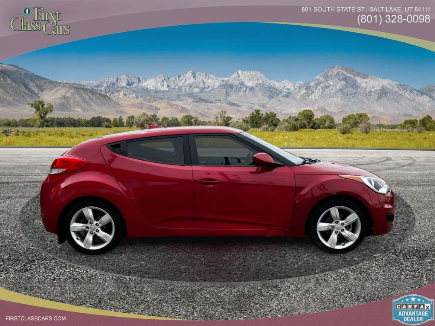 2013 Boston Red Pearl /Gray Cloth Hyundai Veloster (KMHTC6AD4DU) with an 1.6L I4 engine, Manual transmission, located at 801 South State Street, Salt Lake City, UT, 84111, (801) 328-0098, 40.751953, -111.888206 - Life is crazy. Now is the time to buy! All of our prices are just dollars above our cost. These prices will change as soon as life isn't so crazy. So please call or come in. We are here to save you a lot of money! Our service department is OPEN DAILY to help with any of your service needs. P - Photo#5